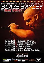 Blaze Bayley, Soundtracks Of My Life Tour 2014, Iron Maiden, Iron Realm Productions Blaze Bayley, Soundtracks Of My Life Tour 2014, Iron Maiden, Iron Realm Productions
