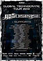 Thy Disease, Global Technocratic Tour 2014, Costumes of Technocracy, industrial, groove metal, metal