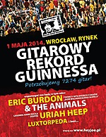 Gitarowy Rekord Guinnessa, rock