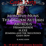 Castle Party, Castle Party 2015, Merciful Nuns, The Frozen Autumn, Artrosis, Heimaterde, H.EXE, Zombina and the Skeletones, God's Bow Castle Party, Castle Party 2015, Merciful Nuns, The Frozen Autumn, Artrosis, Heimaterde, H.EXE, Zombina and the Skeletones, God's Bow