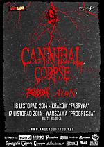 Cannibal Corpse, death metal, metal, thrash metal, Revocation, Aeon Cannibal Corpse, death metal, metal, thrash metal, Revocation, Aeon