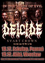Deicide, Sawthis, Svart Crown, In the Minds of Evil, death metal, metal, black metal Deicide, Sawthis, Svart Crown, In the Minds of Evil, death metal, metal, black metal