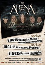 Arena, 20th Anniversary Tour, The Unquiet Sky, progressive rock