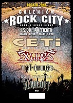 CETI, Goleniów Rock City, Exlibris, Igor Gwadera, NightCrawlers, Slaveout