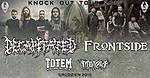 Knock Out Tour 2015, Decapitated, Frontside, Totem, Materia, death metal, metalcore, deathcore, rock'n'roll, thrash metal, groove metal