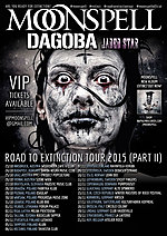 Moonspell, Dagoba, Jaded Star, On Thorns I Lay, gothic metal, metal gotycki, Extinct, Road To Extinction Moonspell, Dagoba, Jaded Star, On Thorns I Lay, gothic metal, metal gotycki, Extinct, Road To Extinction