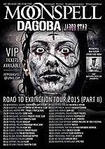 Moonspell, Dagoba, Jaded Star, Knock Out Productions, Alibi, Wrocław. Moonspell, Dagoba, Jaded Star, Knock Out Productions, Alibi, Wrocław.