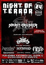 Night Of Terror, death metal, thrash metal, Spirit Crusher, Randast, Aries Vehemens, Imploder, Deathroned