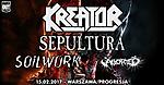 Kreator, Sepa, Soilwork, Aborted, metal, thrash metal, groove metal, melodic death metal, death gore