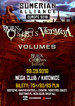 Born Of Osiris, Veil Of Maya, Volumes, Black Crown Initiate, deathcore, metalcore, death metal