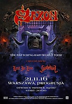 Saxon, Last In Line, Girlschool, The Battering Ram World Tour, metal, heavy metal, Battering Ram Saxon, Last In Line, Girlschool, The Battering Ram World Tour, metal, heavy metal, Battering Ram