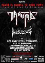 Invisible Reality Tour 2016, Trauma, Invisible Reality, Insidius, death metal Invisible Reality Tour 2016, Trauma, Invisible Reality, Insidius, death metal