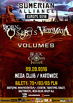 Born Of Osiris, Veil Of Maya, Volumes, Black Crown Initiate, deathcore, metalcore, experimental metal, death metal