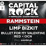 Rammstein, Limp Bizkit, Gojira, RED, OCN, Capital Of Rock, Stadion Miejski, Wrocław. Rammstein, Limp Bizkit, Gojira, RED, OCN, Capital Of Rock, Stadion Miejski, Wrocław.