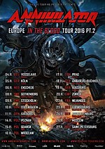 Annihilator, Mason, Alibi Klub, Knock Out Productions