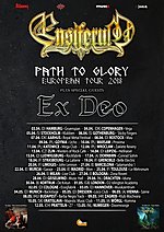 Ensiferum, Ex Deo, P.W. Events, Proxima, MegaClub, Zaklęte Rewiry.