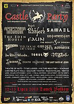 Castle Party, Castle Party 2018, Project Pitchfork, Faun, The Eden House, Theatre of Hate, Made In Poland, Beauty of Gemina, Agonoize, Tyske Ludder Castle Party, Castle Party 2018, Project Pitchfork, Faun, The Eden House, Theatre of Hate, Made In Poland, Beauty of Gemina, Agonoize, Tyske Ludder