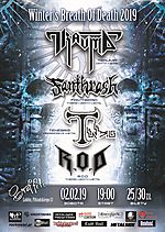 Winter’s Breath Of Death 2019, Trauma, Fanthrash, Tenebris, R.O.D, death metal Winter’s Breath Of Death 2019, Trauma, Fanthrash, Tenebris, R.O.D, death metal