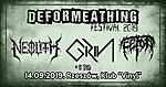 Deformeathing Productions, Deformeathing Festival, Grin, Trauma, Fetor, Neolith, death metal, black metal, Gnosis, Onset Of Horrendosity, Crepitation, Mord'A'Stigmata, Epitome, Terrordome, F.A.M., Bottom, Youdash, Rotengeist, Shodan, Ape To God, Vinyl