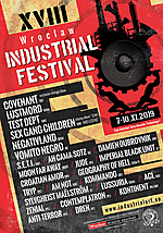 XVIII Wroclaw Industrial Festival, Wroclaw Industrial Festival, industrial, electro, ambient, gothic rock