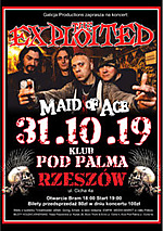 The Exploited, Maid Of Ace, Galicja Productions, punk, punk rock The Exploited, Maid Of Ace, Galicja Productions, punk, punk rock