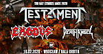 Testament, Exodus, Death Angel. Knock Out Productions