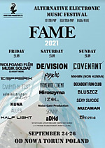 FAME 2021, Klub Od Nowa, synth-pop, electro, futurepop, darkwave, Wolfgang Flür, Covenant, De/Vision, Eisfabrik, Psyche