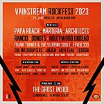 Festiwal Vainstream Rockfest, Papa Roach, Jinjer 