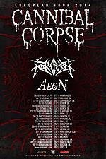 Cannibal Corpse na dwóch koncertach w Polsce