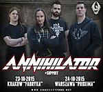 Annihilator na dwóch koncertach w Polsce