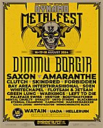 Dynamo Metalfest, 16-18.08.2024 Eindhoven, Holandia