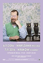 John Grant na dwóch koncertach w Polsce
