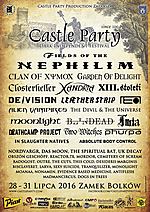 Castle Party 2016 - pełny plan koncertów 