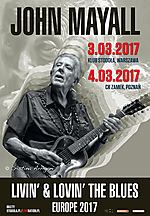 John Mayall na dwóch koncertach w Polsce