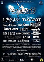 Castle Party 2017 - dzienny podział koncertów