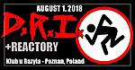Wygraj bilet na koncert D.R.I. w Poznaniu