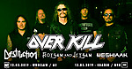 OverKill, Destruction, Flotsam & Jetsam, Chronosphere - A2 Wrocław (12.03.2019)