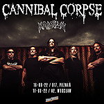 Cannibal Corpse na dwóch koncertach w Polsce